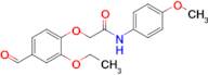 2-(2-Ethoxy-4-formylphenoxy)-N-(4-methoxyphenyl)acetamide