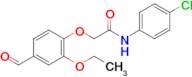 N-(4-chlorophenyl)-2-(2-ethoxy-4-formylphenoxy)acetamide