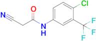 N-(4-chloro-3-(trifluoromethyl)phenyl)-2-cyanoacetamide