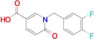 1-(3,4-Difluorobenzyl)-6-oxo-1,6-dihydropyridine-3-carboxylic acid