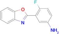 3-(Benzo[d]oxazol-2-yl)-4-fluoroaniline