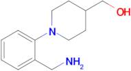 (1-(2-(Aminomethyl)phenyl)piperidin-4-yl)methanol