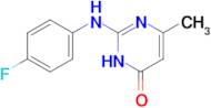 2-[(4-fluorophenyl)amino]-6-methyl-3,4-dihydropyrimidin-4-one