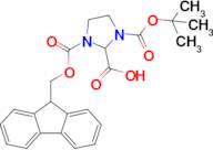 1-(((9H-fluoren-9-yl)methoxy)carbonyl)-3-(tert-butoxycarbonyl)imidazolidine-2-carboxylic acid
