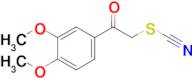 1-(3,4-Dimethoxyphenyl)-2-thiocyanatoethanone