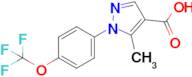 5-Methyl-1-(4-(trifluoromethoxy)phenyl)-1H-pyrazole-4-carboxylic acid