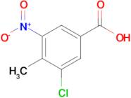 3-Chloro-4-methyl-5-nitrobenzoic acid