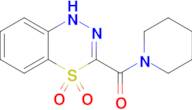 (4,4-Dioxido-1H-benzo[e][1,3,4]thiadiazin-3-yl)(piperidin-1-yl)methanone