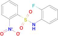 N-(2-fluorophenyl)-2-nitrobenzenesulfonamide