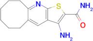 3-Amino-5,6,7,8,9,10-hexahydrocycloocta[b]thieno[3,2-e]pyridine-2-carboxamide