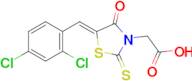 (5Z)-5-[(2,4-Dichlorophenyl)methylene]-4-oxo-2-thioxo-3-thiazolidineacetic acid