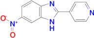 6-nitro-2-(pyridin-4-yl)-1H-1,3-benzodiazole