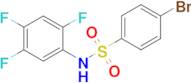 4-Bromo-N-(2,4,5-trifluorophenyl)benzenesulfonamide