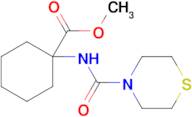 Methyl 1-(thiomorpholine-4-carboxamido)cyclohexane-1-carboxylate