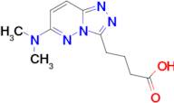 4-(6-(Dimethylamino)-[1,2,4]triazolo[4,3-b]pyridazin-3-yl)butanoic acid