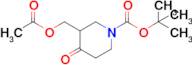 Tert-butyl 3-(acetoxymethyl)-4-oxopiperidine-1-carboxylate