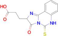 3-(3-Oxo-5-thioxo-2,3,5,6-tetrahydroimidazo[1,2-c]quinazolin-2-yl)propanoic acid