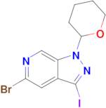 5-Bromo-3-iodo-1-(tetrahydro-2H-pyran-2-yl)-1H-pyrazolo[3,4-c]pyridine