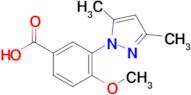 3-(3,5-Dimethyl-1H-pyrazol-1-yl)-4-methoxybenzoic acid