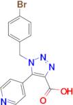 1-(4-Bromobenzyl)-5-(pyridin-4-yl)-1H-1,2,3-triazole-4-carboxylic acid