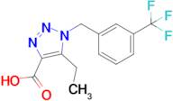 5-Ethyl-1-(3-(trifluoromethyl)benzyl)-1H-1,2,3-triazole-4-carboxylic acid