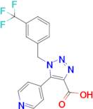 5-(Pyridin-4-yl)-1-(3-(trifluoromethyl)benzyl)-1H-1,2,3-triazole-4-carboxylic acid