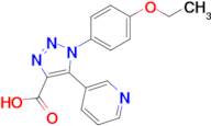 1-(4-Ethoxyphenyl)-5-(pyridin-3-yl)-1H-1,2,3-triazole-4-carboxylic acid