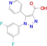 1-(3,5-Difluorophenyl)-5-(pyridin-4-yl)-1H-1,2,3-triazole-4-carboxylic acid