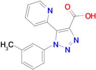 5-(Pyridin-2-yl)-1-(m-tolyl)-1H-1,2,3-triazole-4-carboxylic acid