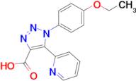 1-(4-Ethoxyphenyl)-5-(pyridin-2-yl)-1H-1,2,3-triazole-4-carboxylic acid