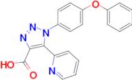 1-(4-Phenoxyphenyl)-5-(pyridin-2-yl)-1H-1,2,3-triazole-4-carboxylic acid