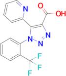 5-(Pyridin-2-yl)-1-(2-(trifluoromethyl)phenyl)-1H-1,2,3-triazole-4-carboxylic acid