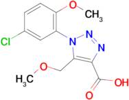 1-(5-Chloro-2-methoxyphenyl)-5-(methoxymethyl)-1H-1,2,3-triazole-4-carboxylic acid