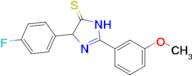 4-(4-fluorophenyl)-2-(3-methoxyphenyl)-4,5-dihydro-1H-imidazole-5-thione