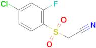 2-((4-Chloro-2-fluorophenyl)sulfonyl)acetonitrile