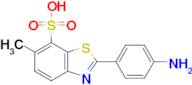 2-(4-Aminophenyl)-6-methylbenzo[d]thiazole-7-sulfonic acid