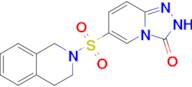 6-(1,2,3,4-tetrahydroisoquinoline-2-sulfonyl)-2H,3H-[1,2,4]triazolo[4,3-a]pyridin-3-one