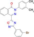 4-(3-(3-Bromophenyl)-1,2,4-oxadiazol-5-yl)-2-(3,4-dimethylphenyl)phthalazin-1(2H)-one