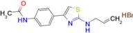 N-(4-(2-(allylamino)thiazol-4-yl)phenyl)acetamide hydrobromide