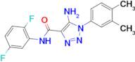 5-Amino-N-(2,5-difluorophenyl)-1-(3,4-dimethylphenyl)-1H-1,2,3-triazole-4-carboxamide