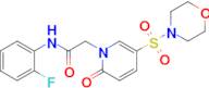 N-(2-fluorophenyl)-2-(5-(morpholinosulfonyl)-2-oxopyridin-1(2H)-yl)acetamide