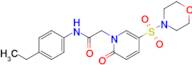 N-(4-ethylphenyl)-2-(5-(morpholinosulfonyl)-2-oxopyridin-1(2H)-yl)acetamide