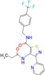 4-Propionamido-3-(pyridin-2-yl)-N-(4-(trifluoromethyl)benzyl)isothiazole-5-carboxamide