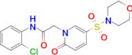 N-(2-chlorophenyl)-2-(5-(morpholinosulfonyl)-2-oxopyridin-1(2H)-yl)acetamide