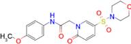 N-(4-methoxyphenyl)-2-(5-(morpholinosulfonyl)-2-oxopyridin-1(2H)-yl)acetamide