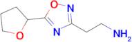 2-(5-(Tetrahydrofuran-2-yl)-1,2,4-oxadiazol-3-yl)ethan-1-amine