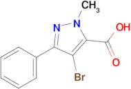 4-Bromo-1-methyl-3-phenyl-1H-pyrazole-5-carboxylic acid