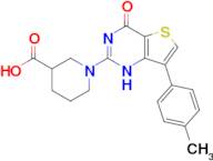 1-[7-(4-methylphenyl)-4-oxo-1H,4H-thieno[3,2-d]pyrimidin-2-yl]piperidine-3-carboxylic acid