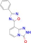 8-(3-phenyl-1,2,4-oxadiazol-5-yl)-2H,3H-[1,2,4]triazolo[4,3-a]pyridin-3-one