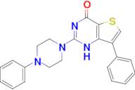 7-Phenyl-2-(4-phenylpiperazin-1-yl)thieno[3,2-d]pyrimidin-4(1H)-one
